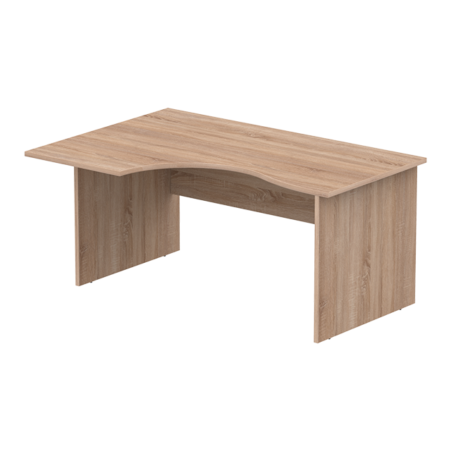 Стол эргономичный левый 140×110 см. Серия мебели для офиса Ergo (Эрго)