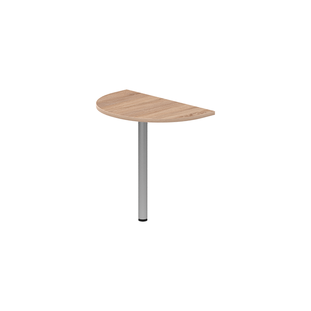 Окончание стола 80×50 см. Серия мебели для офиса Ergo (Эрго)